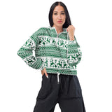 Winter Wonderland Women’s cropped windbreaker - Objet D'Art
