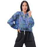 Women’s cropped windbreaker - Objet D'Art