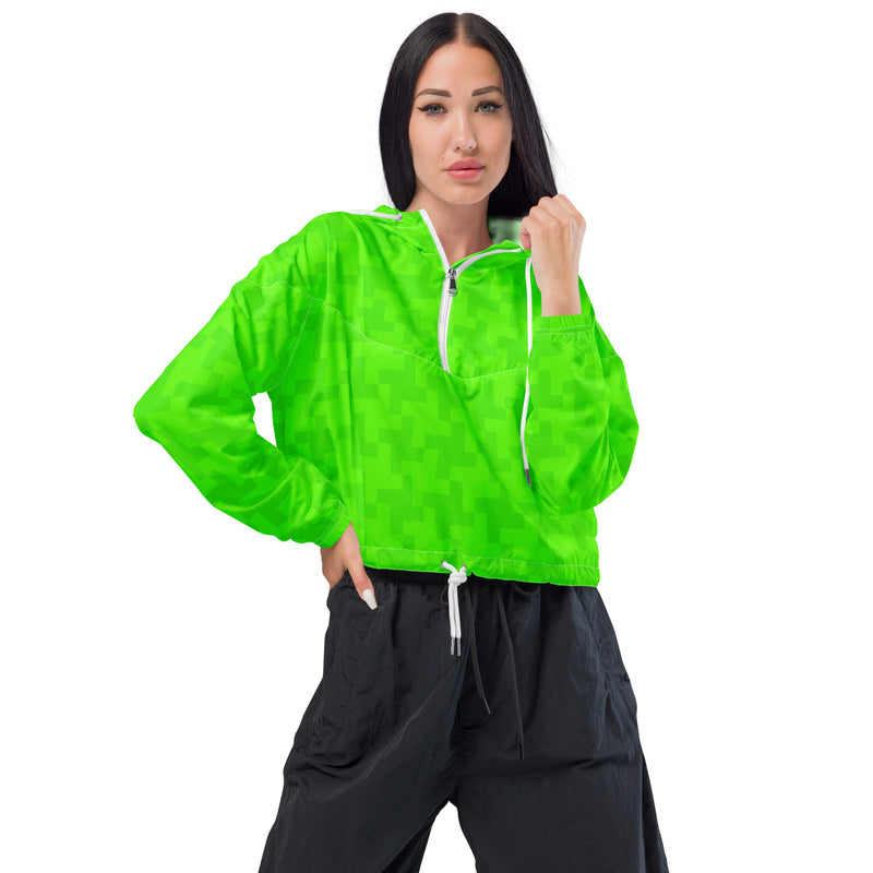 Women’s cropped windbreaker - Objet D'Art