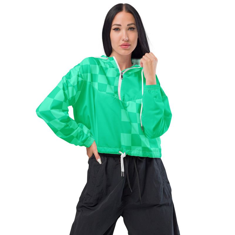 Women’s cropped windbreaker - Objet D'Art