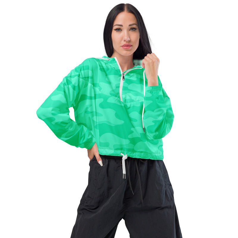 Women’s cropped windbreaker - Objet D'Art