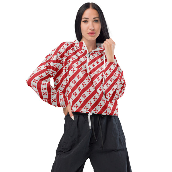 Women’s cropped windbreaker - Objet D'Art