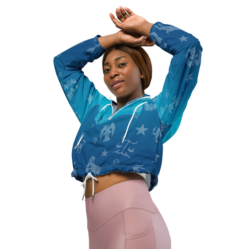 Women’s cropped windbreaker - Objet D'Art