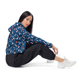 Happy Holidays Women’s cropped windbreaker - Objet D'Art