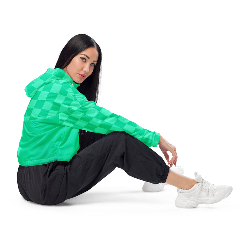 Women’s cropped windbreaker - Objet D'Art