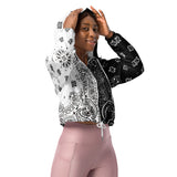 Bandana Art Women’s cropped windbreaker - Objet D'Art