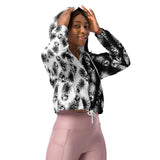 Bauhaus Pineapples Women’s cropped windbreaker - Objet D'Art