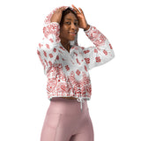 Bandana Art Women’s cropped windbreaker - Objet D'Art