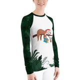 Keeping Pace with the Holidays Women's Rash Guard - Objet D'Art