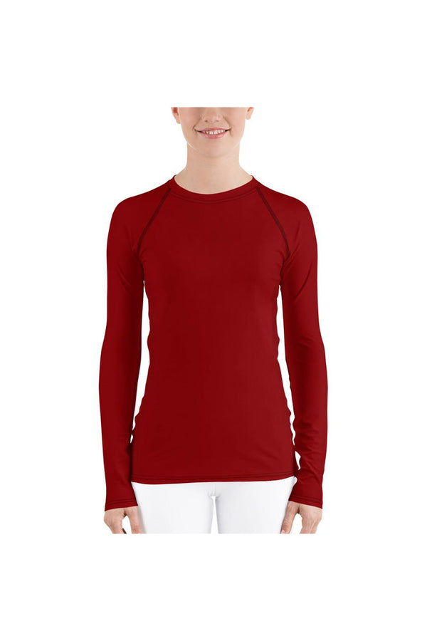 Rose Women's Rash Guard - Objet D'Art