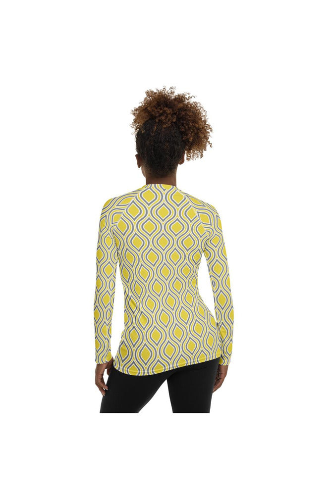 Arabesque Abstract Women's Rash Guard - Objet D'Art