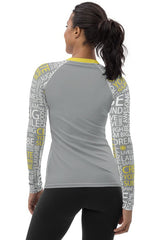 Dream Big Women's Rash Guard - Objet D'Art