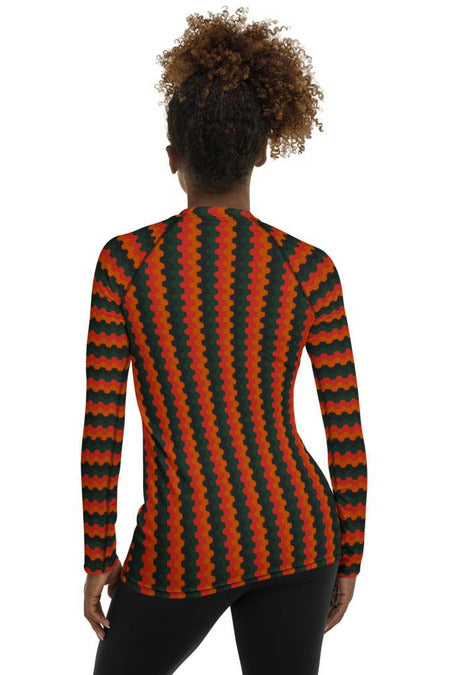 Honeycomb Women's Rash Guard - Objet D'Art