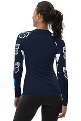 Butterfly Women's Rash Guard - Objet D'Art