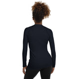 Polkadot Macro Matte Women's Rash Guard - Objet D'Art