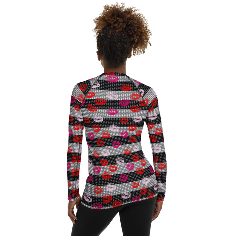 Kisses Women's Rash Guard - Objet D'Art