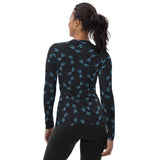 Dragonflies in Flight Women's Rash Guard - Objet D'Art