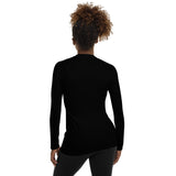 Black Women's Rash Guard - Objet D'Art