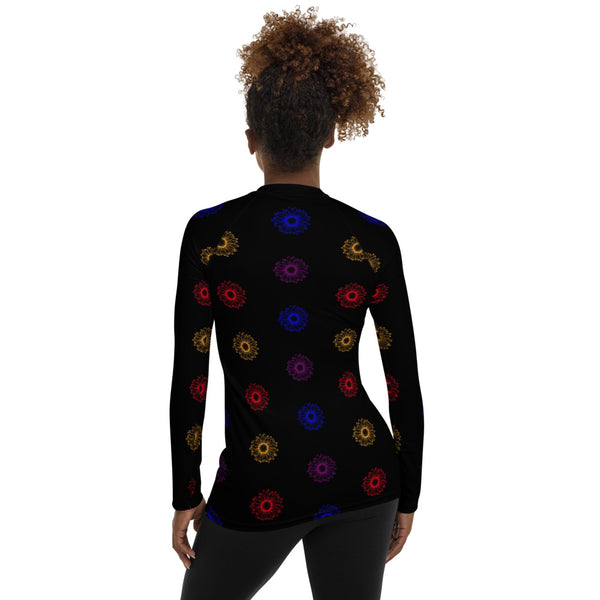 Daisies Women's Rash Guard - Objet D'Art