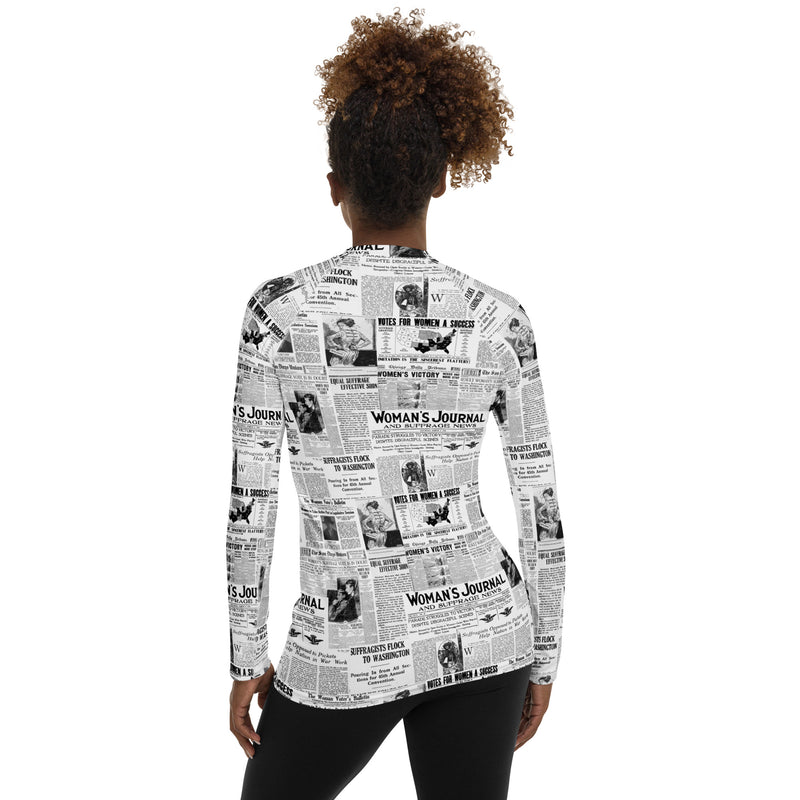 Women's Suffrage Women's Rash Guard - Objet D'Art