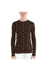 Flowery Women's Rash Guard - Objet D'Art