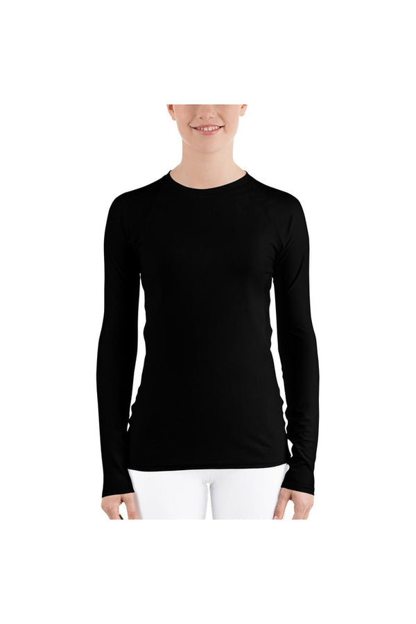 Black Women's Rash Guard - Objet D'Art