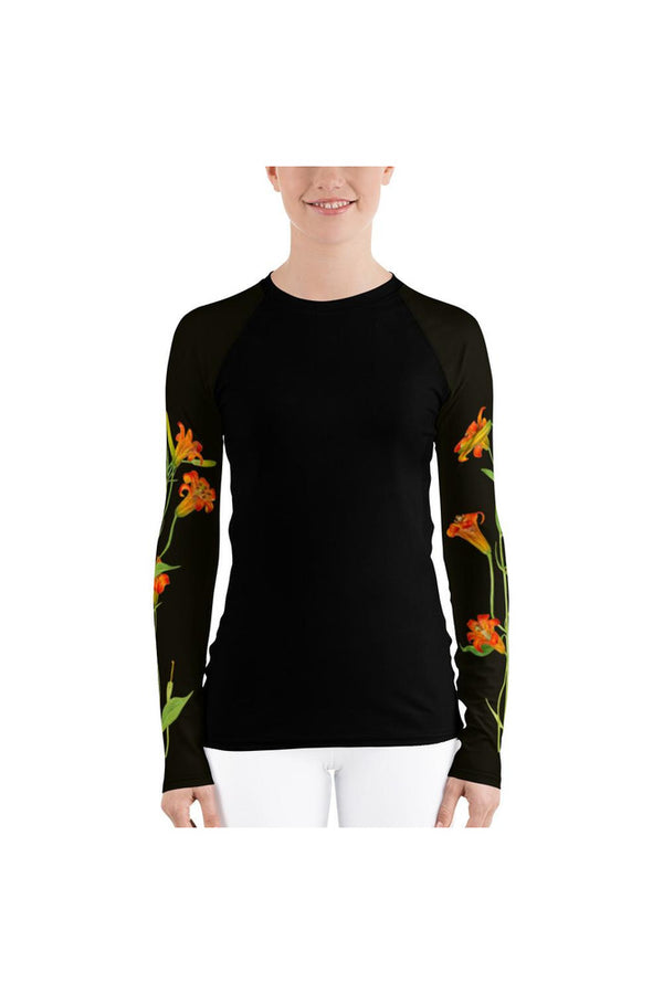 Tiger Lily Women's Rash Guard - Objet D'Art