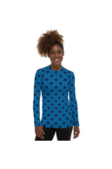 ROYALTY BLUE Women's Rash Guard - Objet D'Art