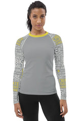 Dream Big Women's Rash Guard - Objet D'Art