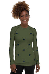 Chic Chive Women's Rash Guard - Objet D'Art