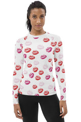 Kisses Women's Rash Guard - Objet D'Art