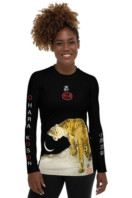 Roaring Tiger Women's Rash Guard - Objet D'Art