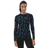 Dragonflies in Flight Women's Rash Guard - Objet D'Art