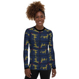 Crouching Tiger Women's Rash Guard - Objet D'Art