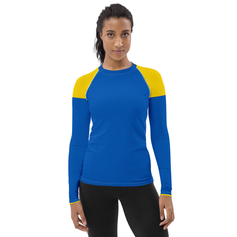 Support Ukraine Women's Rash Guard - Objet D'Art