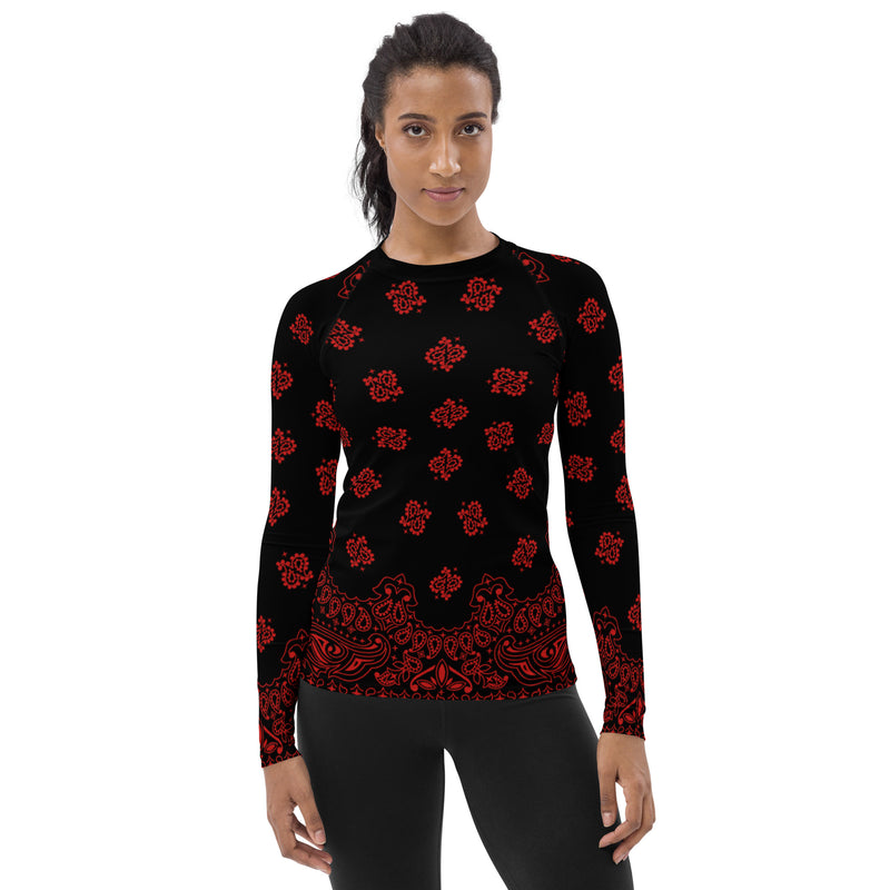 Bandana Art Women's Rash Guard - Objet D'Art