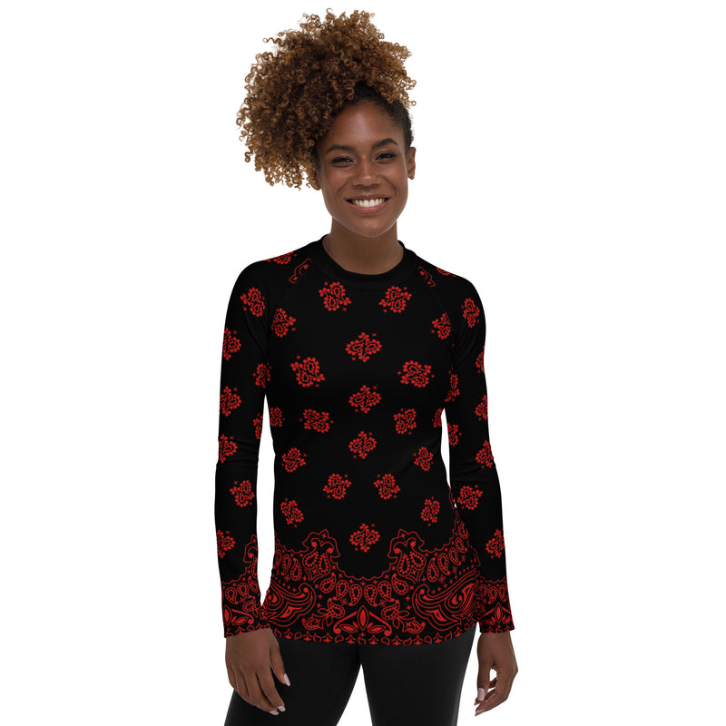 Bandana Art Women's Rash Guard - Objet D'Art