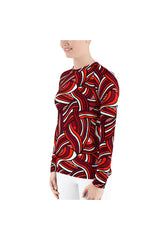 Creative Chaos Women's Rash Guard - Objet D'Art