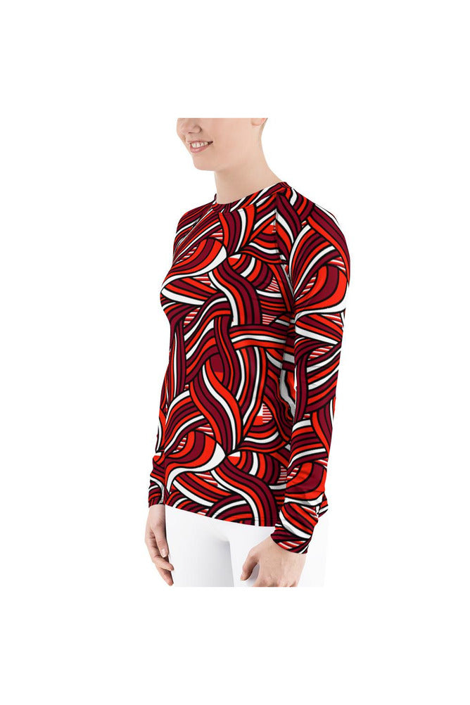 Creative Chaos Women's Rash Guard - Objet D'Art