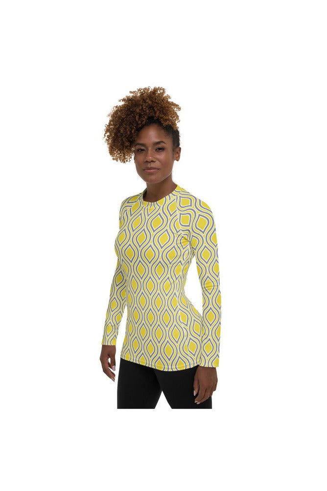 Arabesque Abstract Women's Rash Guard - Objet D'Art