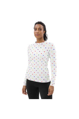 Rainbow Drops Women's Rash Guard - Objet D'Art