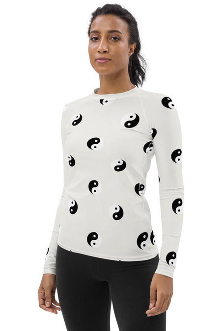 Yin Yang Women's Rash Guard - Objet D'Art