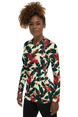 Tropical Fish Women's Rash Guard - Objet D'Art