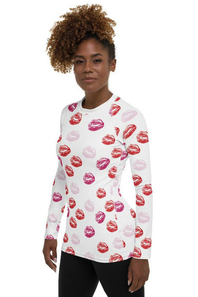 Lovable Lips Women's Rash Guard - Objet D'Art