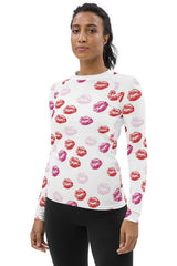 Kisses Women's Rash Guard - Objet D'Art