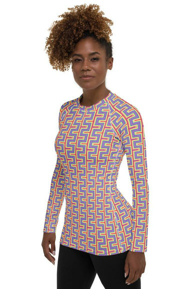 Romanesque Rainbow Women's Rash Guard - Objet D'Art