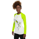 Japanese Meadow Bunting Women's Rash Guard - Objet D'Art