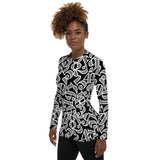 Number Cloud Women's Rash Guard - Objet D'Art