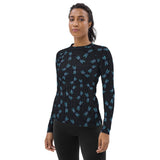 Dragonflies in Flight Women's Rash Guard - Objet D'Art