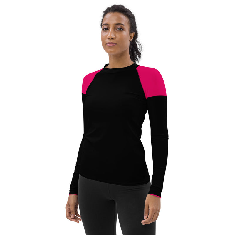 Innuendos of Pink Women's Rash Guard - Objet D'Art